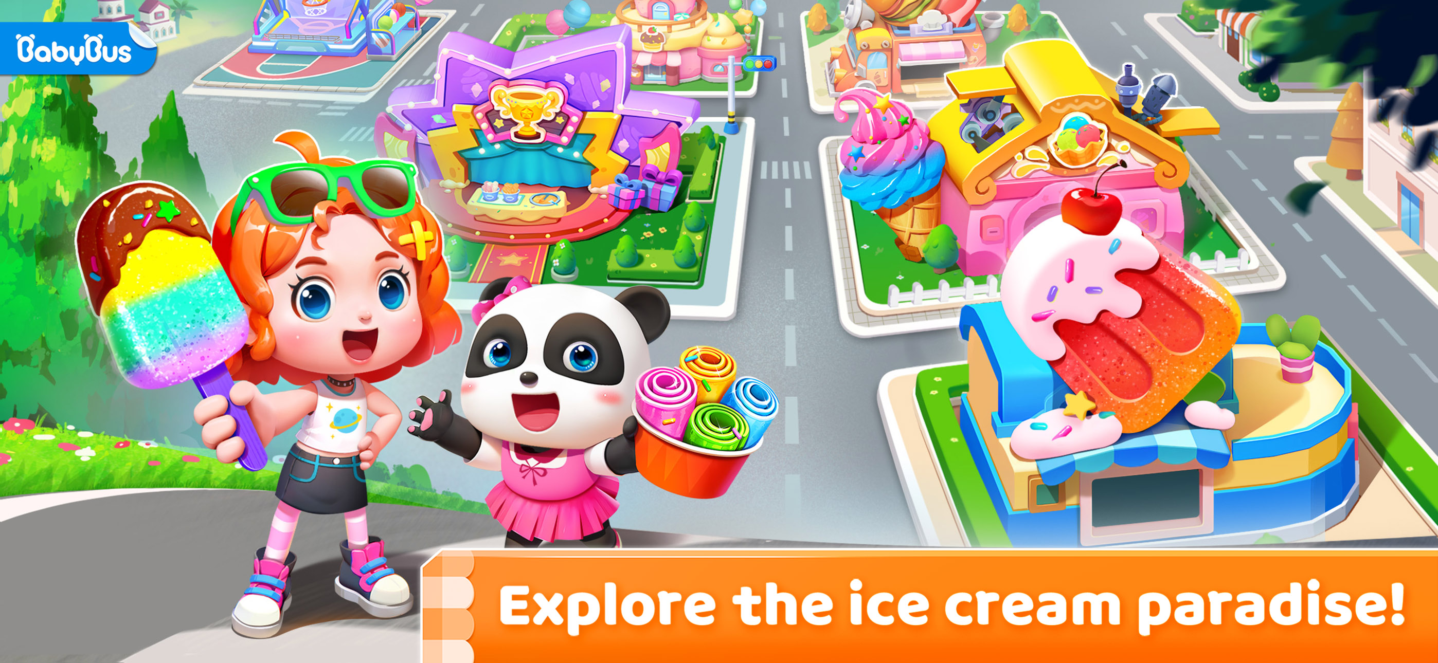 Little Panda's Ice Cream Game