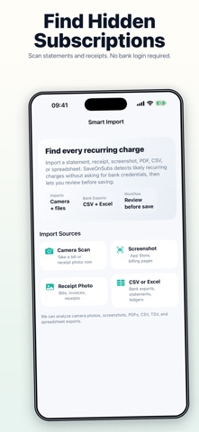 SaveOnSub Subscription Tracker Screenshot 2 of 8