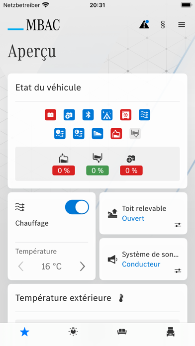 Screenshot #1 pour Mercedes-Benz Advanced Control