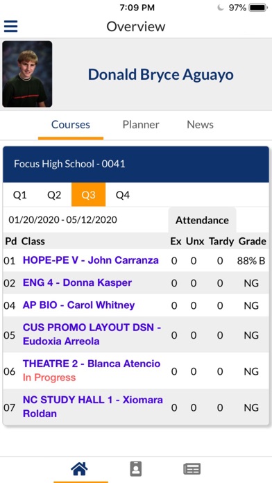 GCSB Focus App Screenshot