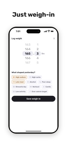 TrendWeight AI: Weight Tracker Screenshot 2 of 4