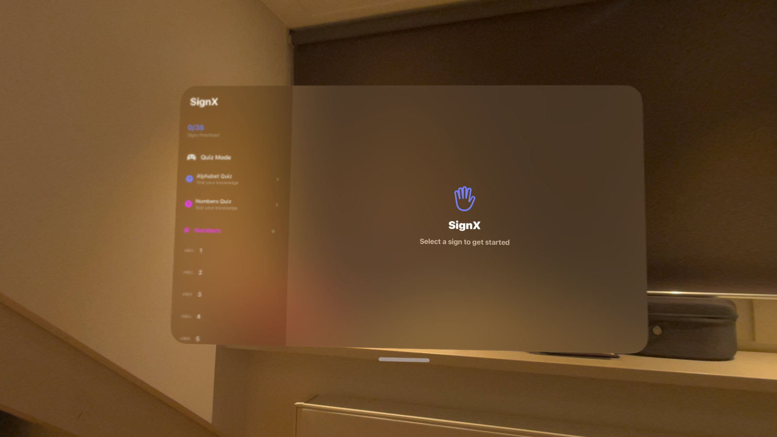 SignX - Sign Language Tutor screenshot 1