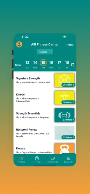 AEI Fitness Center screenshot 2