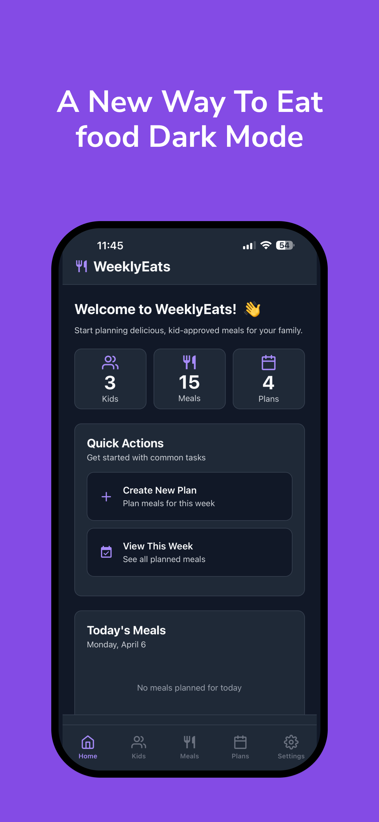 Weekly Eats - Meal Planner