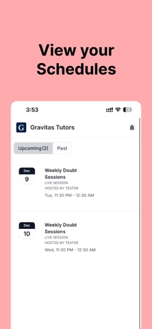 Gravitas Tutors screenshot