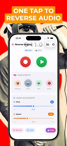 Reverse Audio: Flip & Sing Screenshot 3 of 4