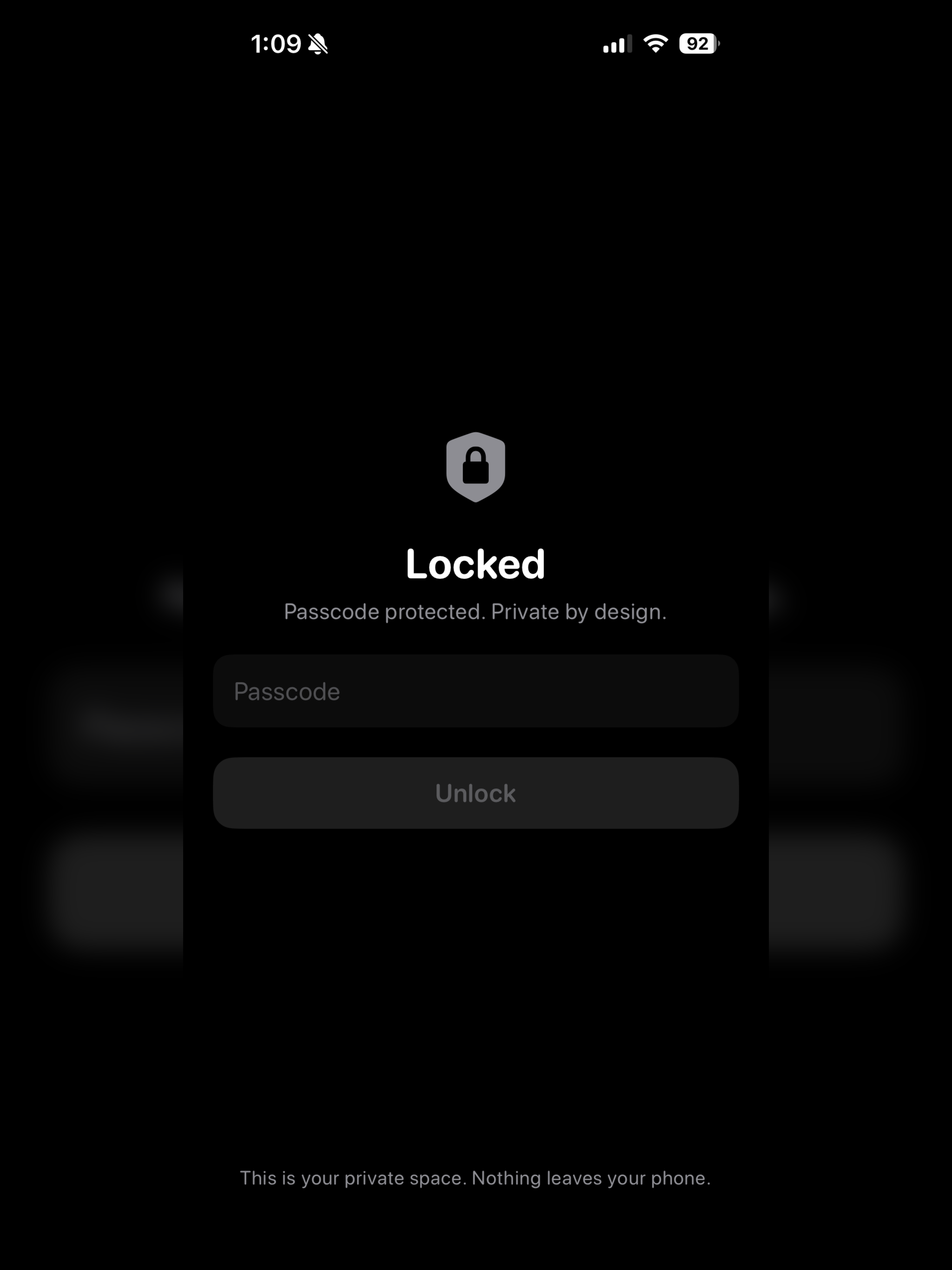 LocalOne Private Journal