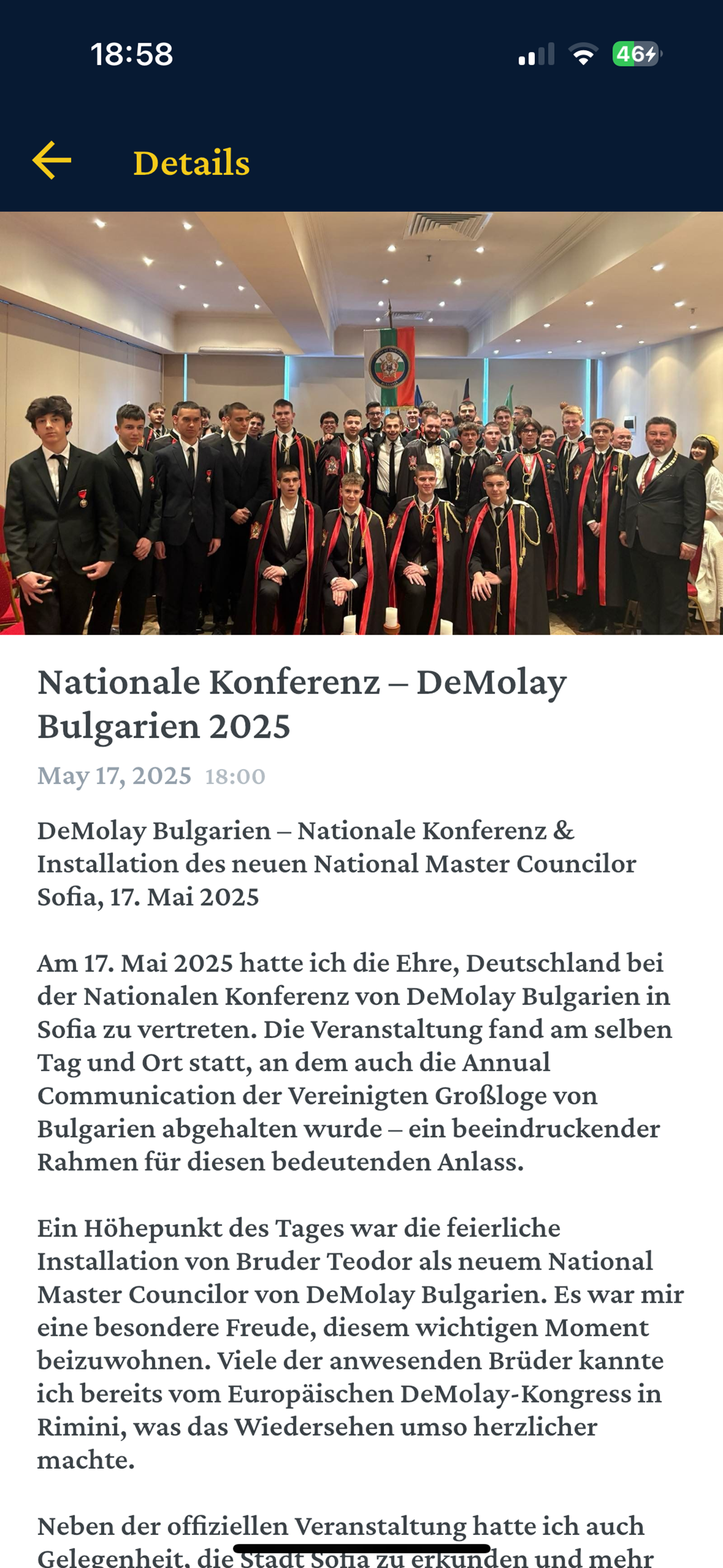 DeMolay Deutschland screenshot 2