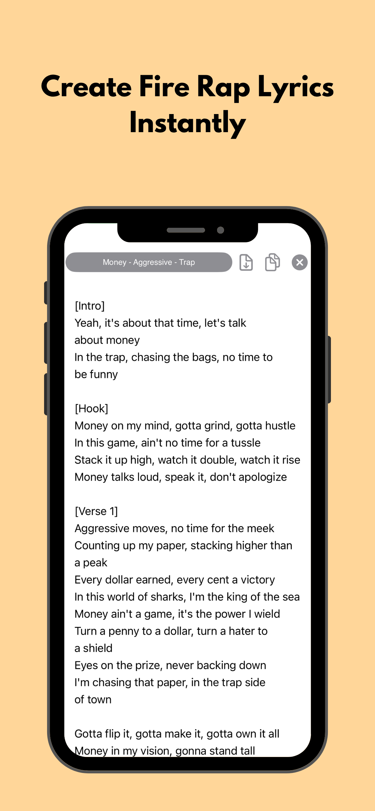 Rap Lyrics AI - Rap Maker