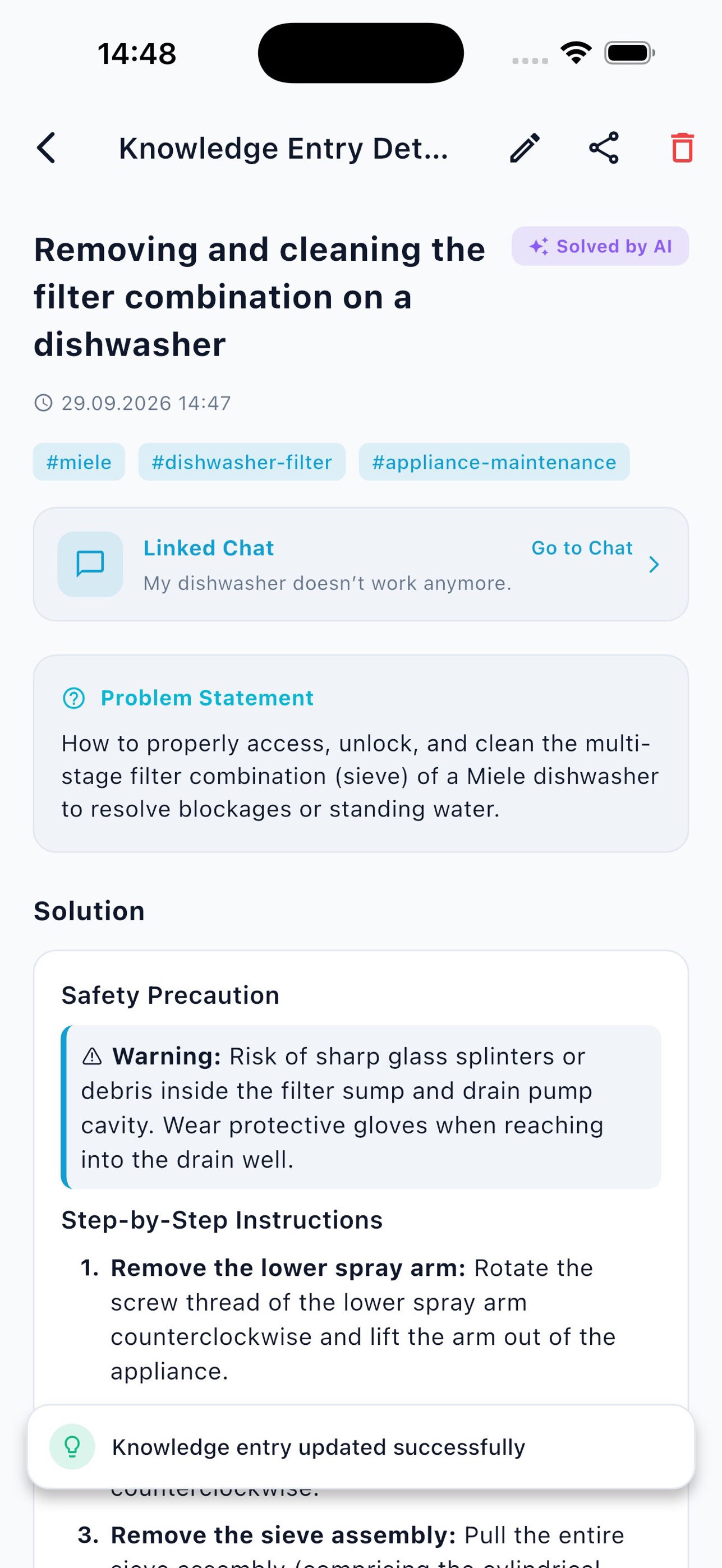 Screenshot 6 of Findig AI: Repair & Knowledge`