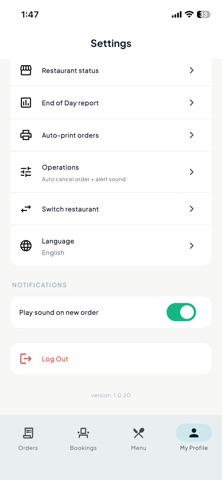 Ressto - Order Taking App Screenshot 2 of 2