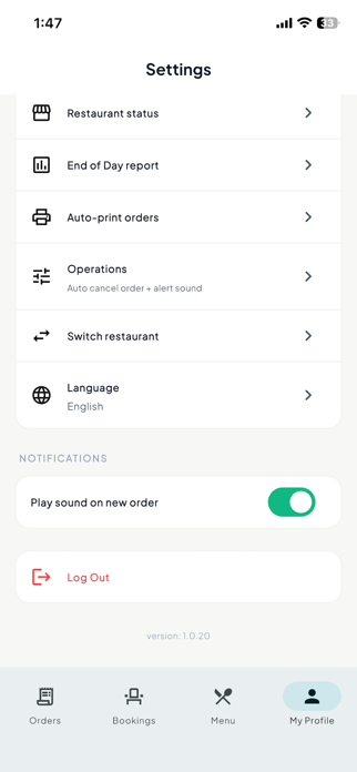 Ressto - Order Taking App Screenshot 2 of 2