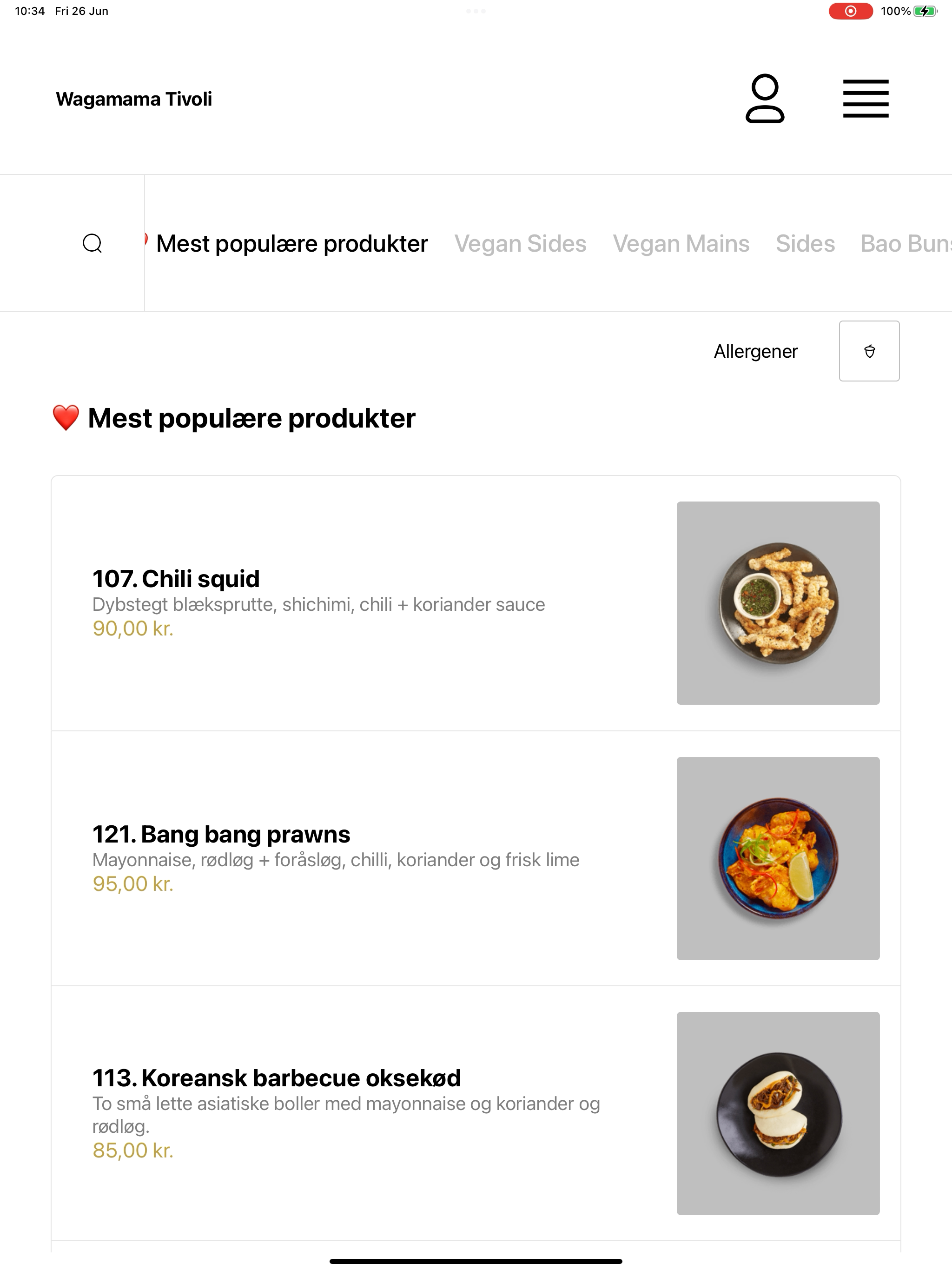 Wagamama Tivoli screenshot 13