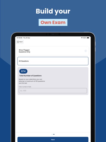 NBDHE Practice Test: Dental iPad screenshot