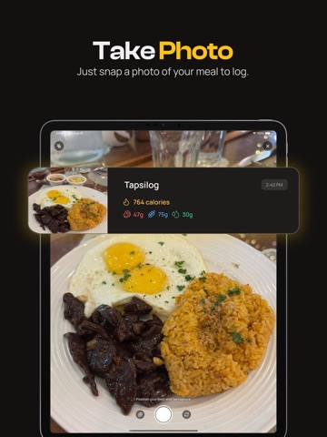 macro: count your calories iPad screenshot 2