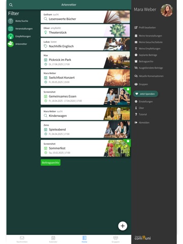 Artenretter iPad screenshot