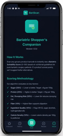 Bariatric Lens Scan screenshot