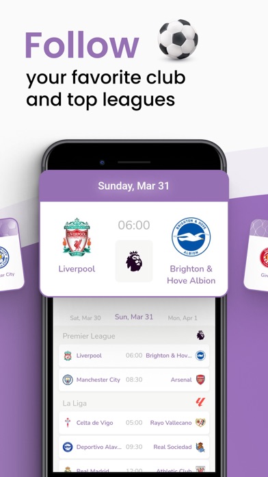 FanClub: Soccer Scores & Chats iPhone screenshot 1 - Sports app