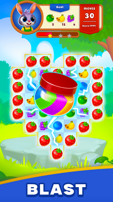Bunny's Farm: Zen Match Master Screenshot