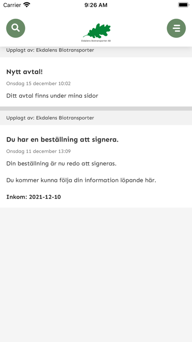 Screenshot #3 pour Ekdalens Biotransporter