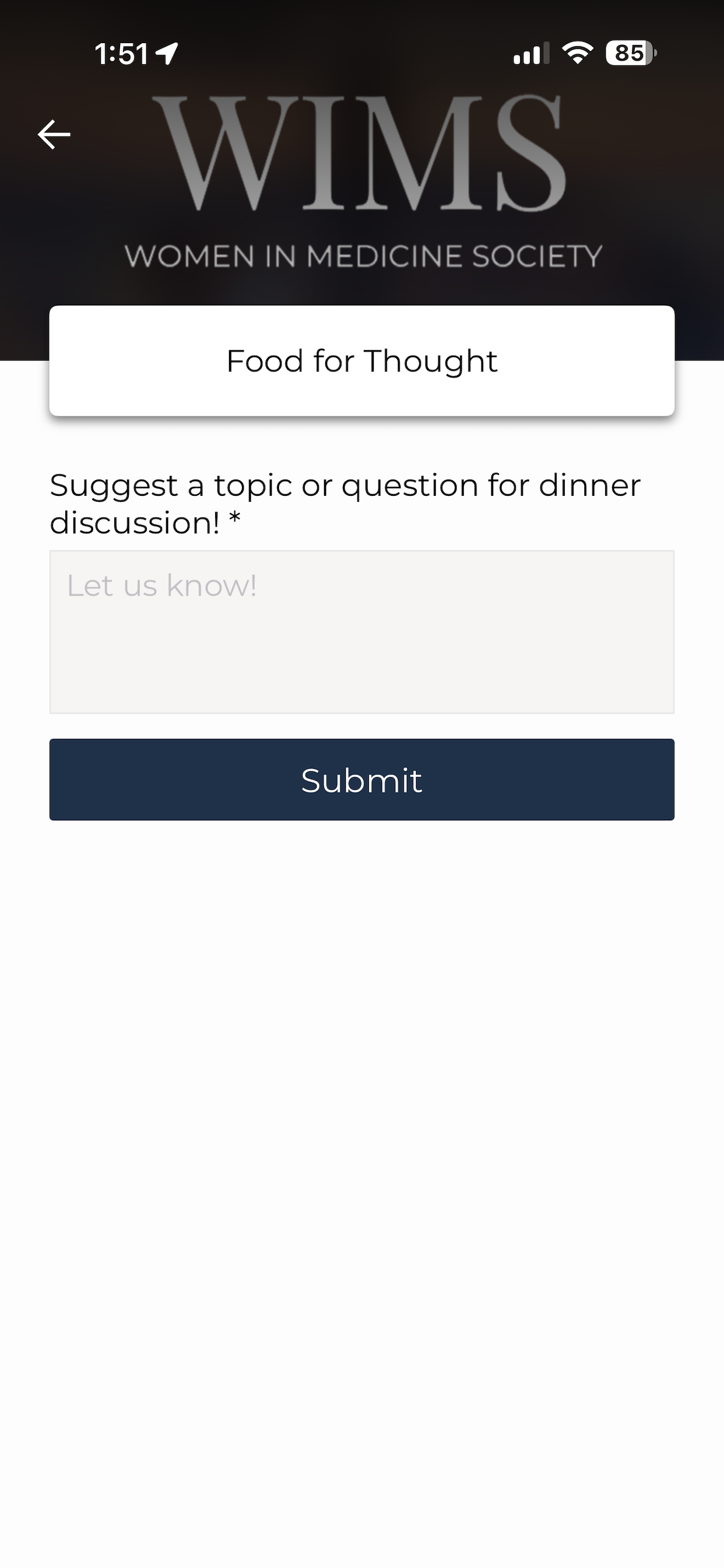 Women in Medicine Society screenshot 3