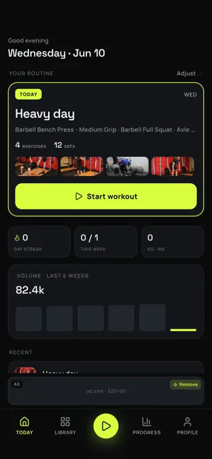 kach: Gym & Workout Tracker screenshot 4