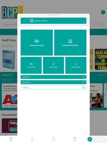 Bullitt County Public Library iPad screenshot
