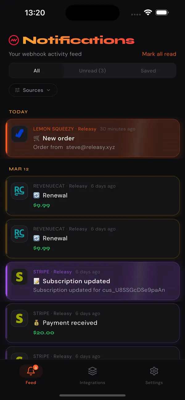 #3. Hookfire (iOS) Göre: Releasy CORP