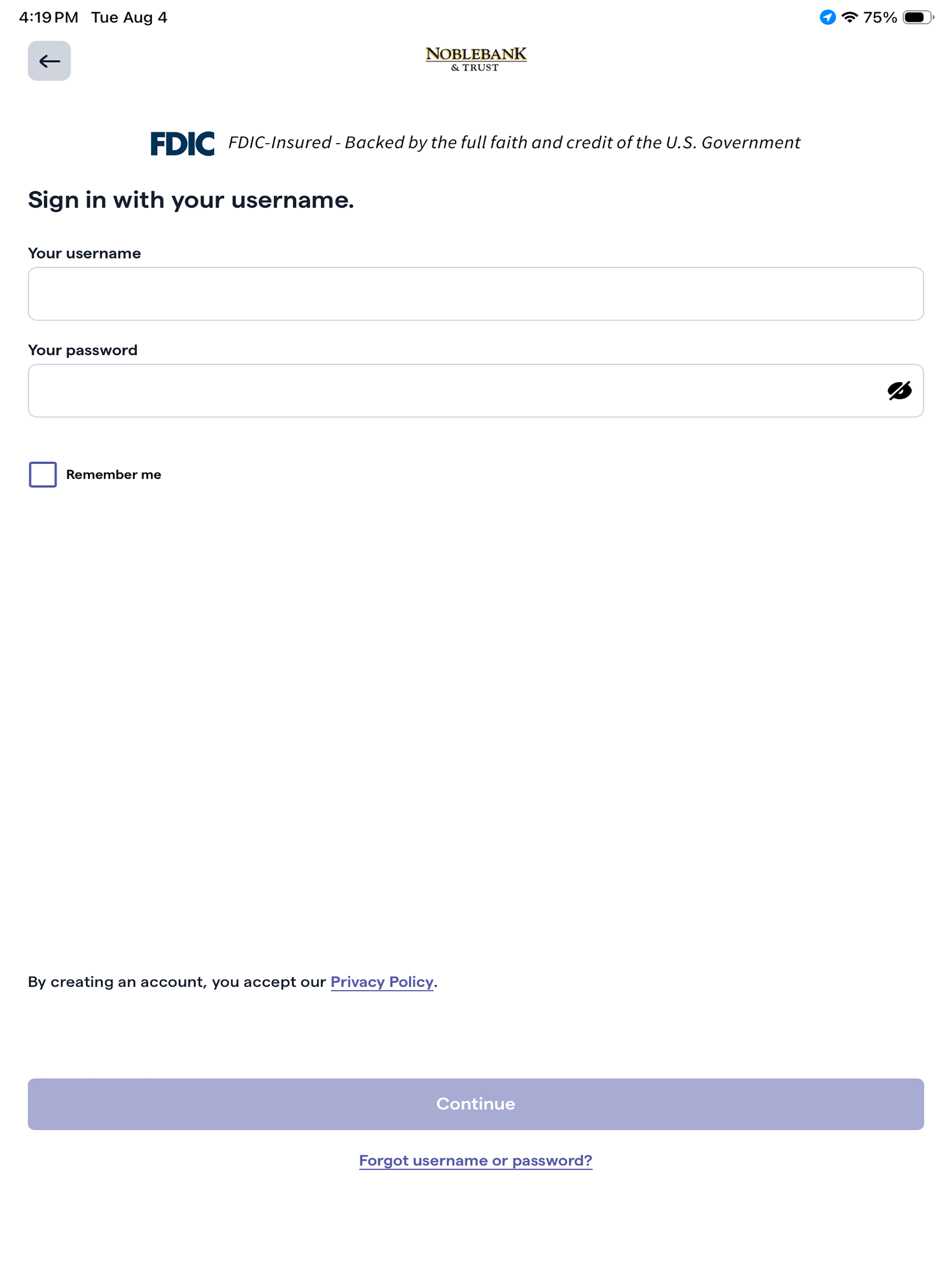 NobleBank & Trust screenshot 6