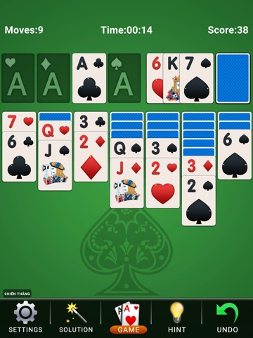 Solitaire Klondike 777 iPad screenshot