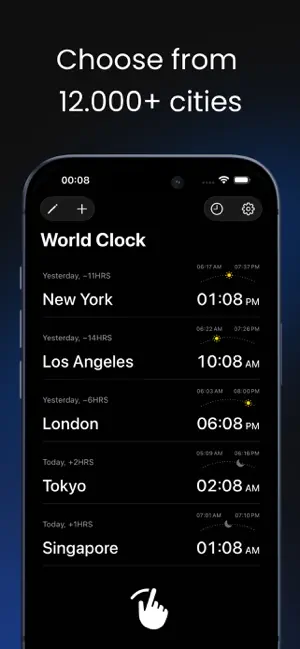 World Clock & Time Widgets screenshot 1