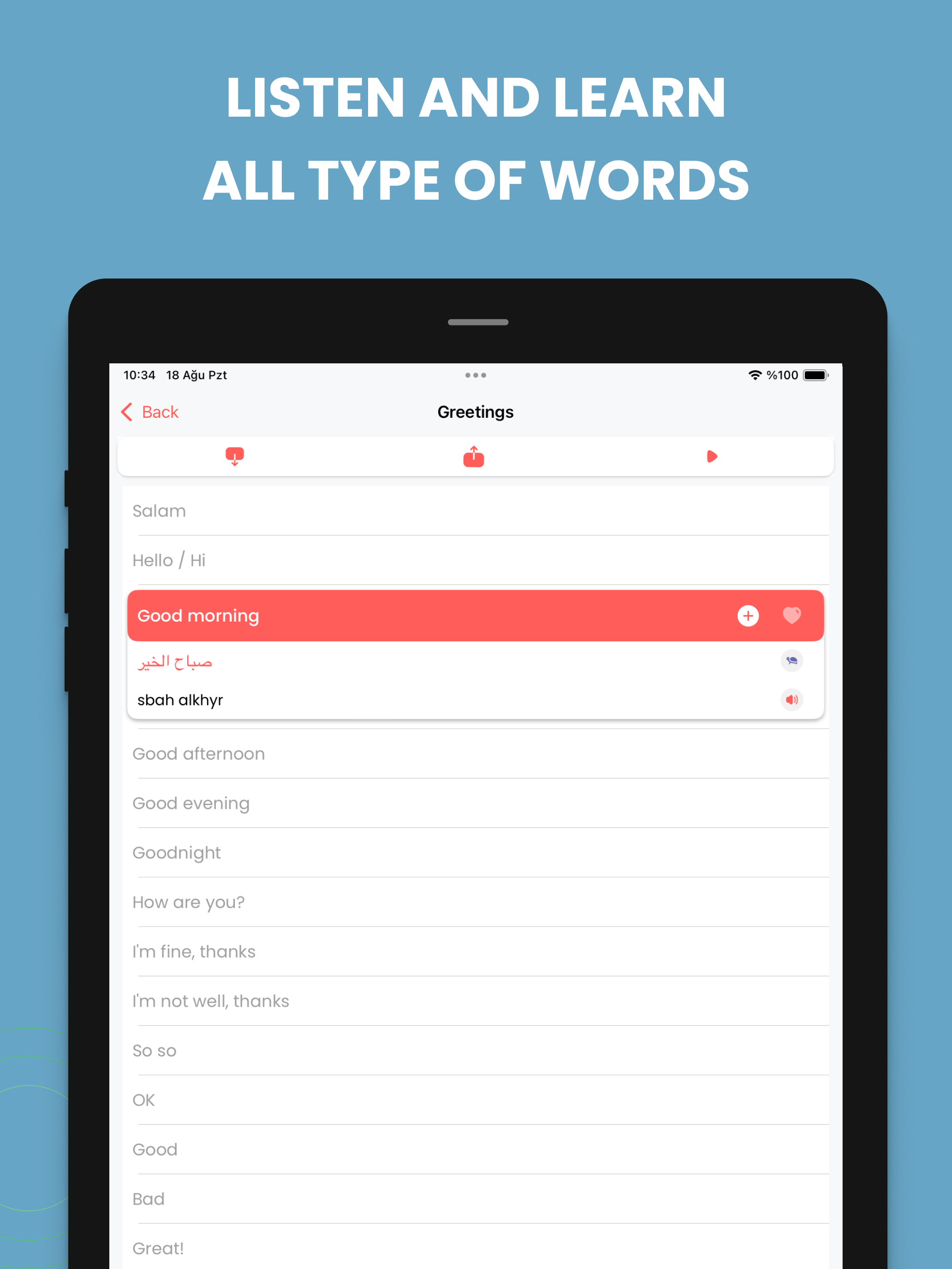 Learn Arabic Travel Phrasebook