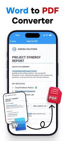 PDF Converter — Docx to PDF iPhone screenshot