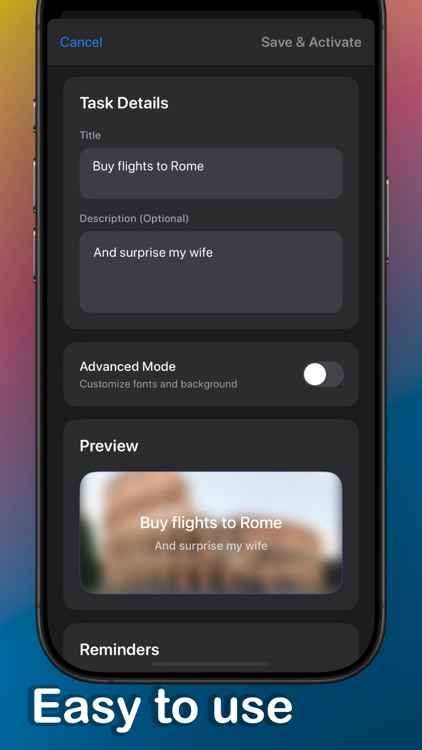 Focus Task: That One Thing