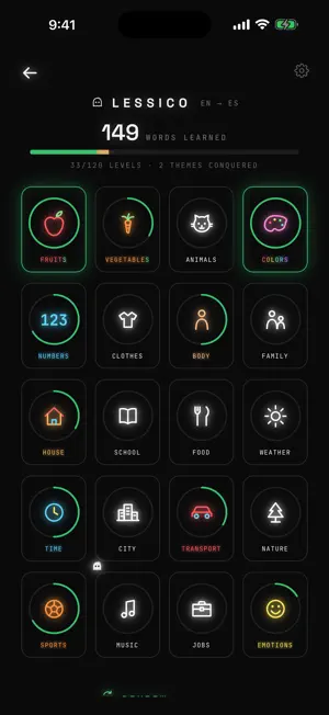 Lessico: Learn Vocabulary screenshot 2