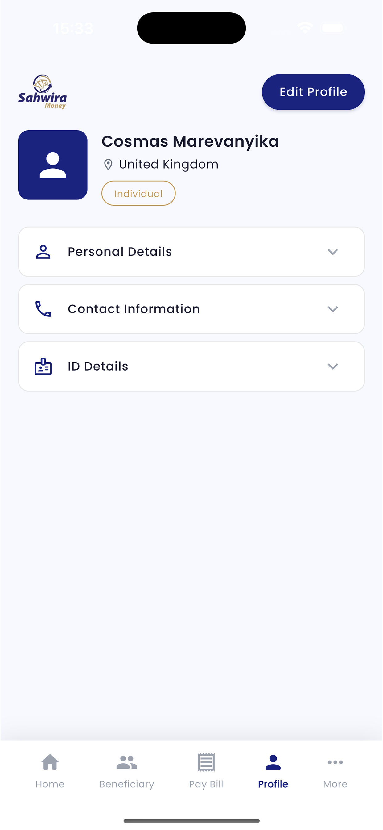 Sahwira Money Transfer