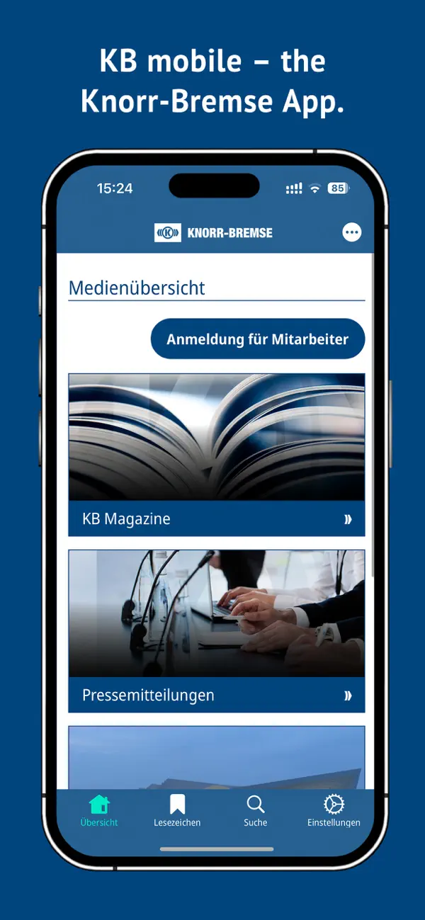 Screenshot #1 pour Knorr-Bremse mobile