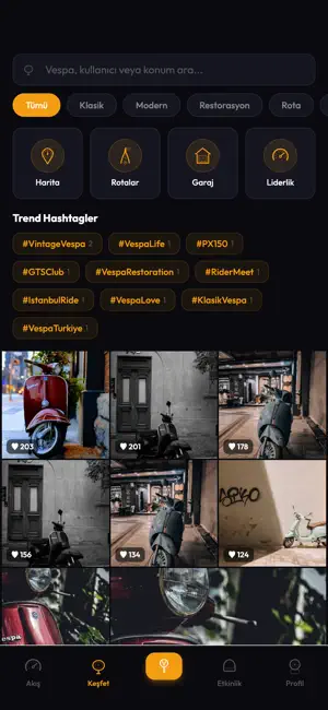 VespaGram screenshot 2