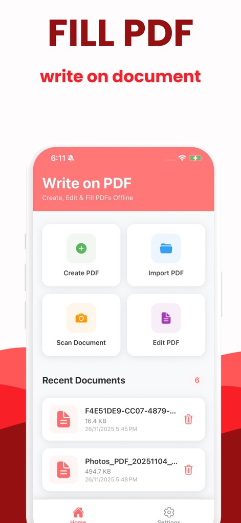 Write on PDF: Print to PDF - Utilities App | MWM