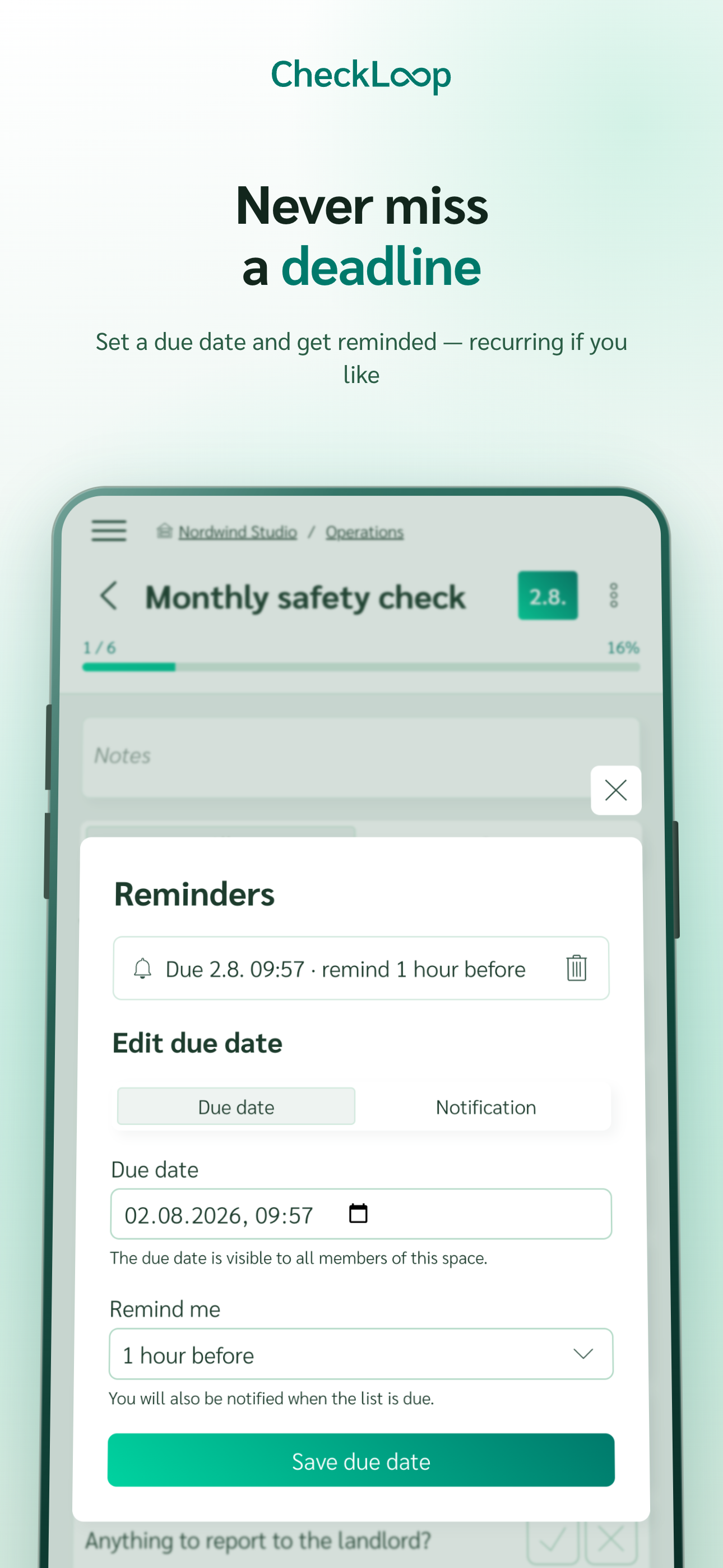 CheckLoop: Reusable Checklists screenshot 8