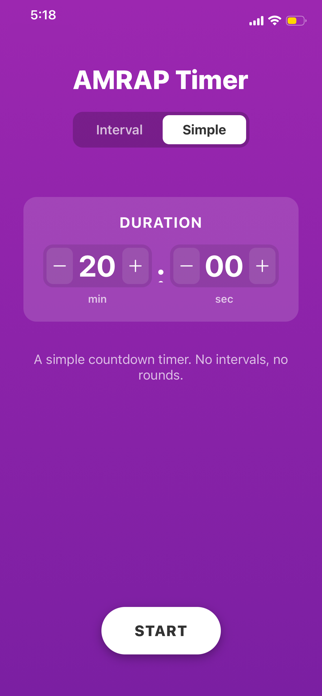 AMRAP Timer WOD HIIT & HYROX Screenshot 2 of 5