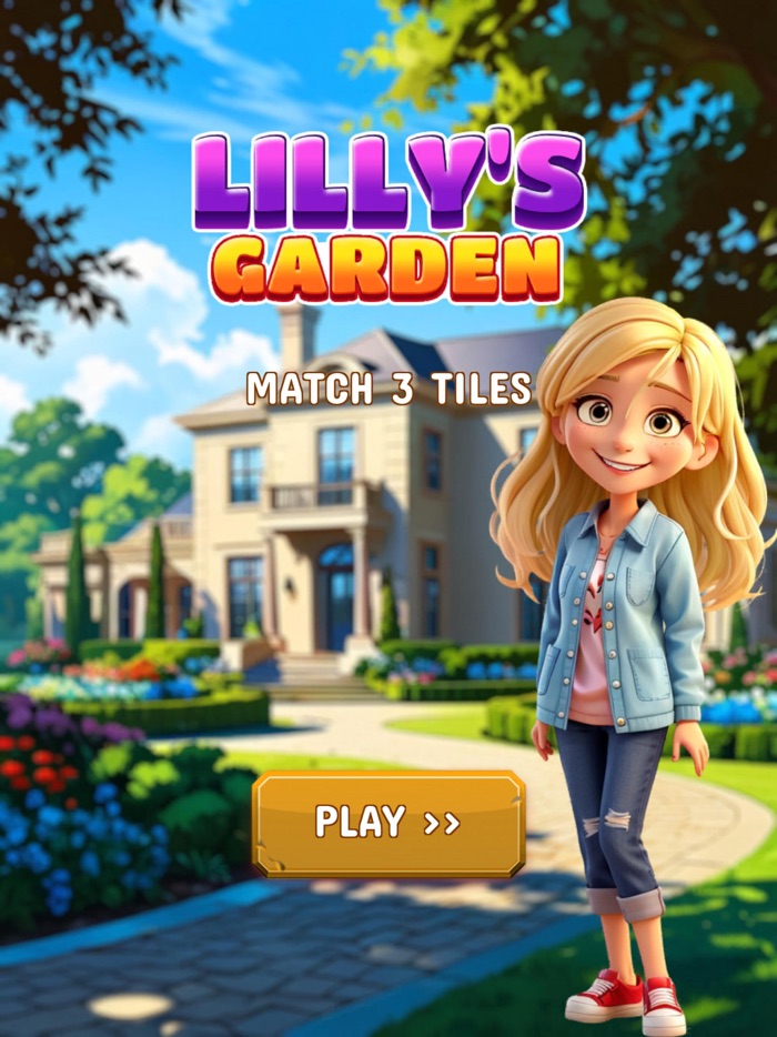Lillys Garden Match 3 Tiles