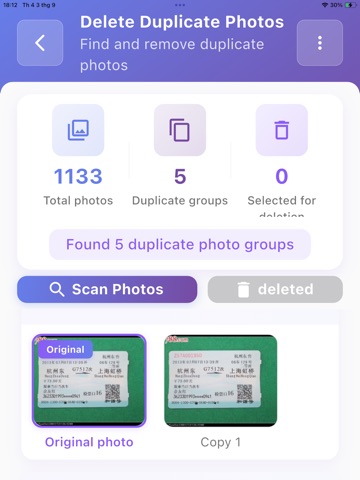 Duplicate Photo & Cleaner iPad screenshot