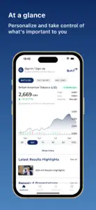 BAT Investor Relations App screenshot #4 for iPhone