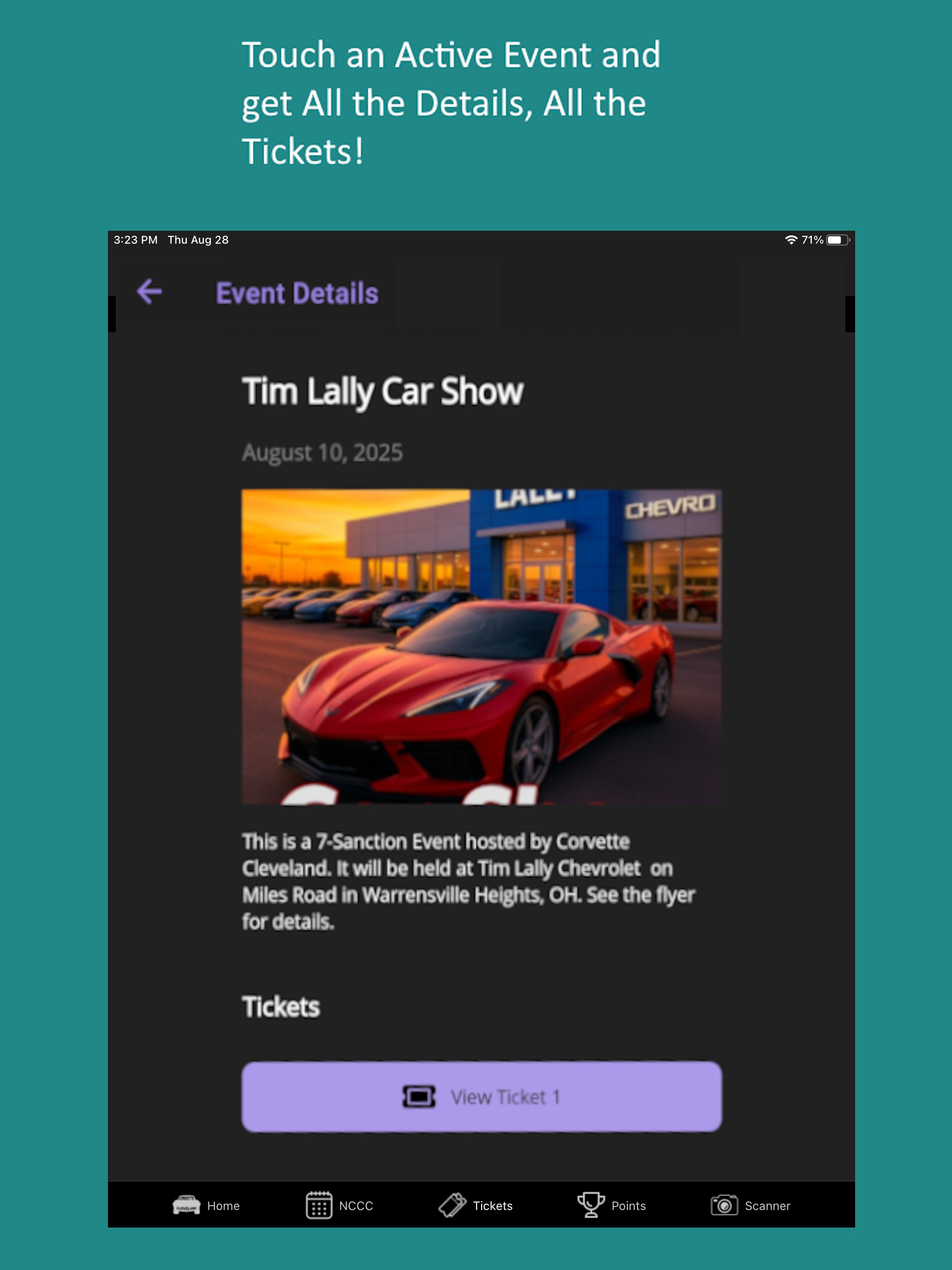 Corvette Events