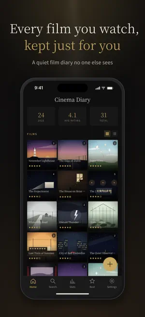 Cinema Diary: Film Journal screenshot 1