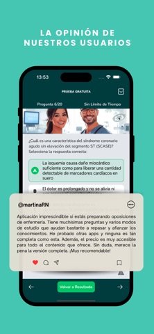 Oposición Enfermería screenshot