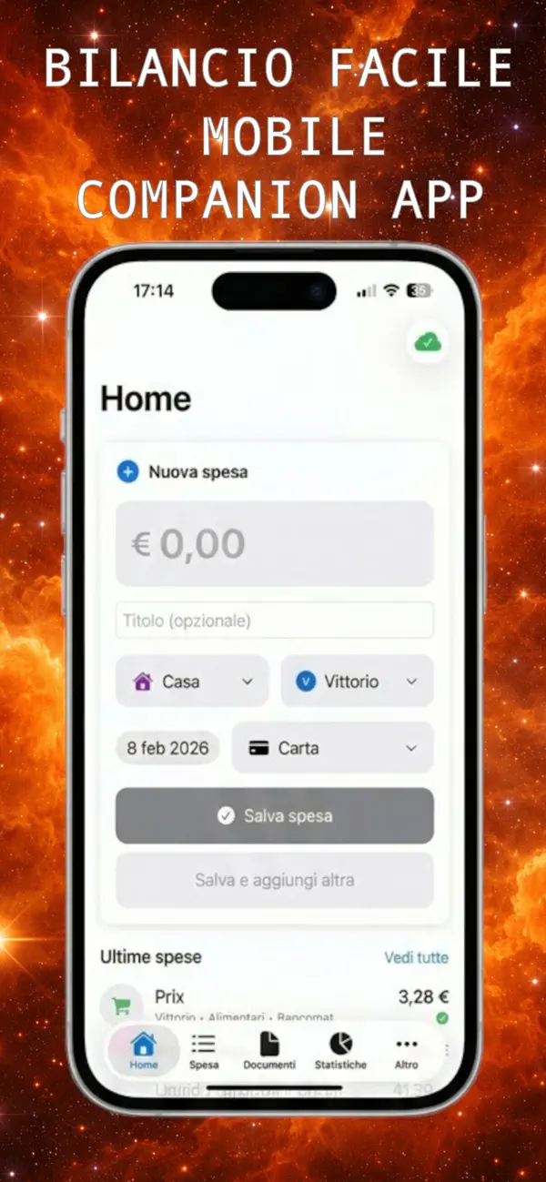 Screenshot #1 pour BilancioFacileMobile