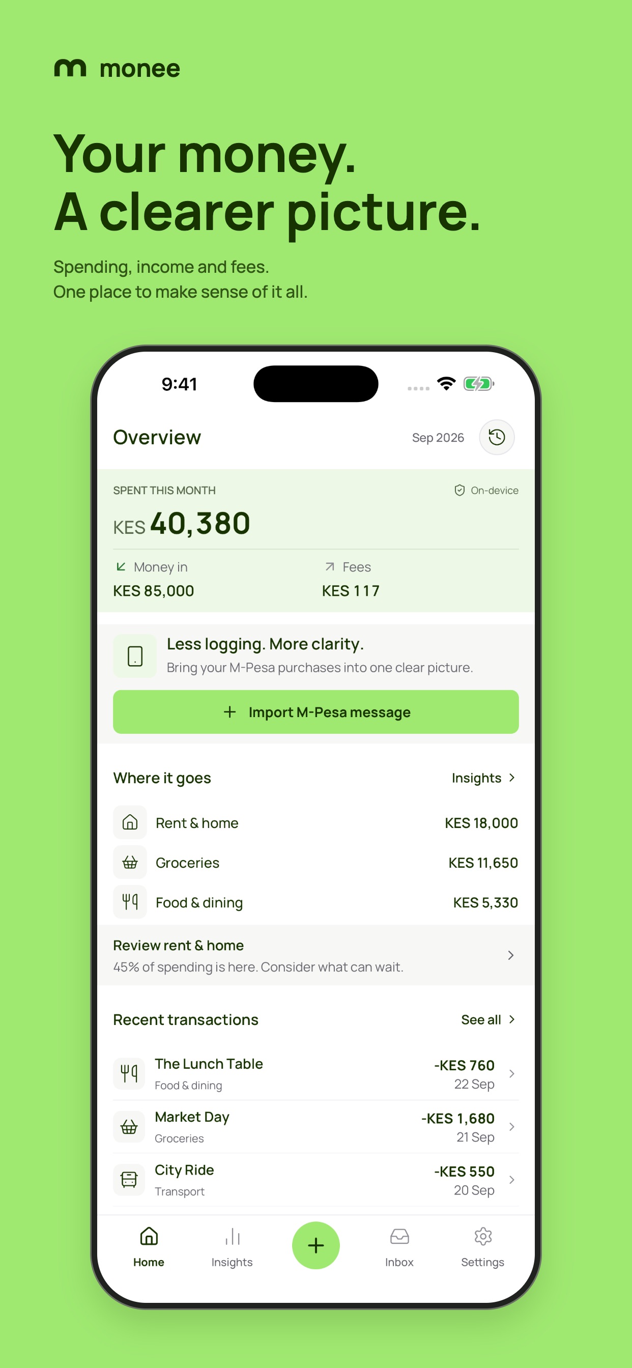 Screenshot 2 of Monee: Expense Tracker
