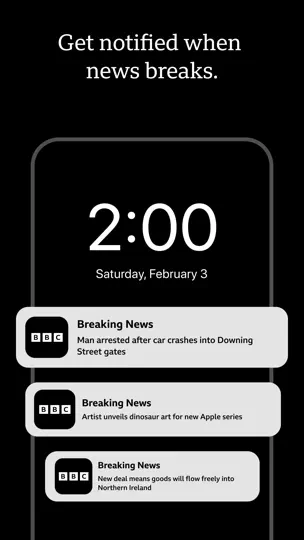 Capture d'écran de BBC: World News & Stories sur iPhone 4